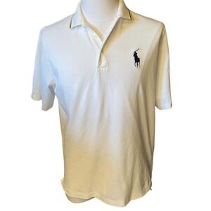 Polo Golf Ralph Lauren Shirt Mens Medium 100% Pima Cotton Large Pony